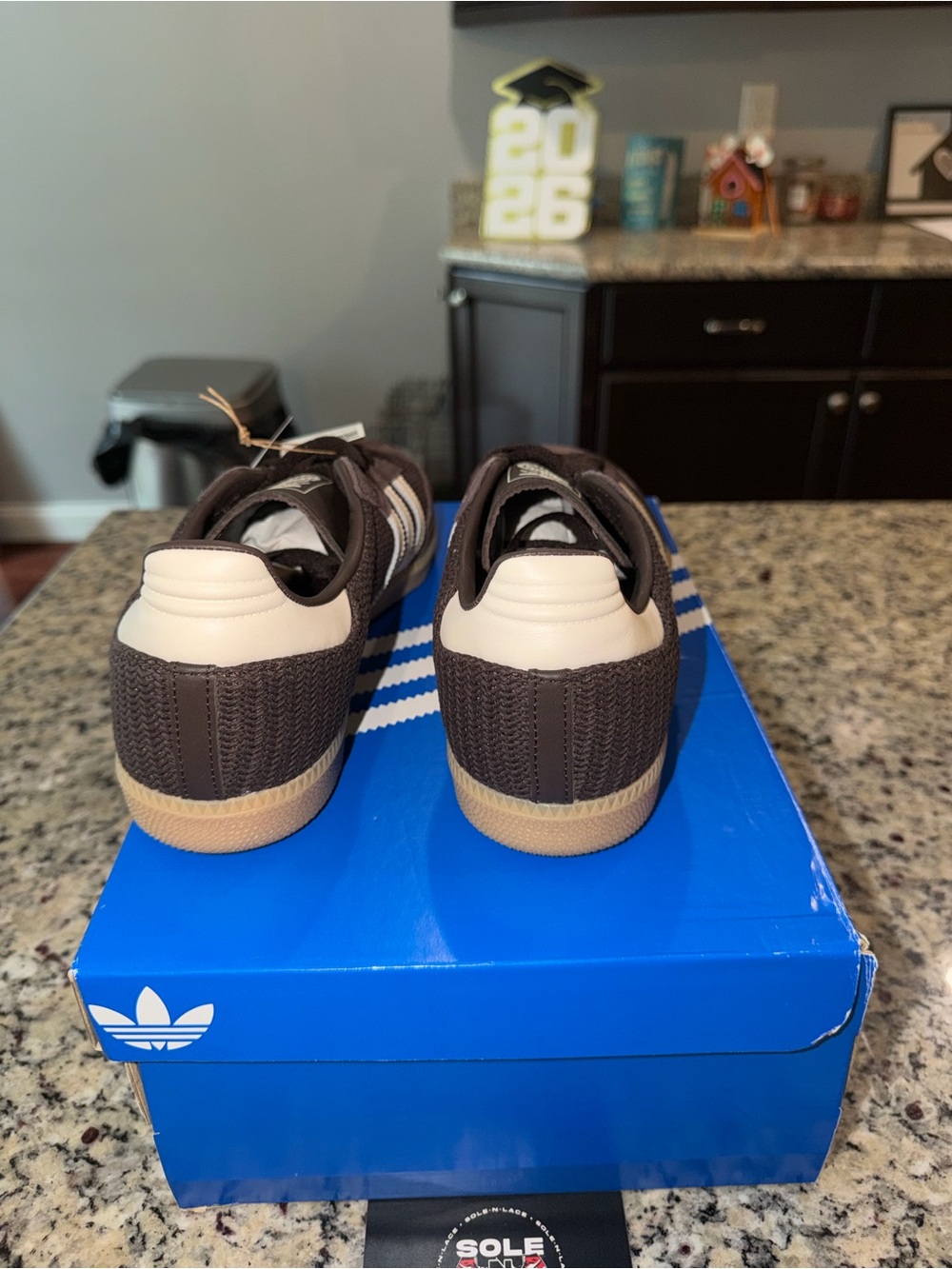 Size 10.5 Adidas Samba OG Brown SKU KJ5826 Brand New - Picture 6 of 12